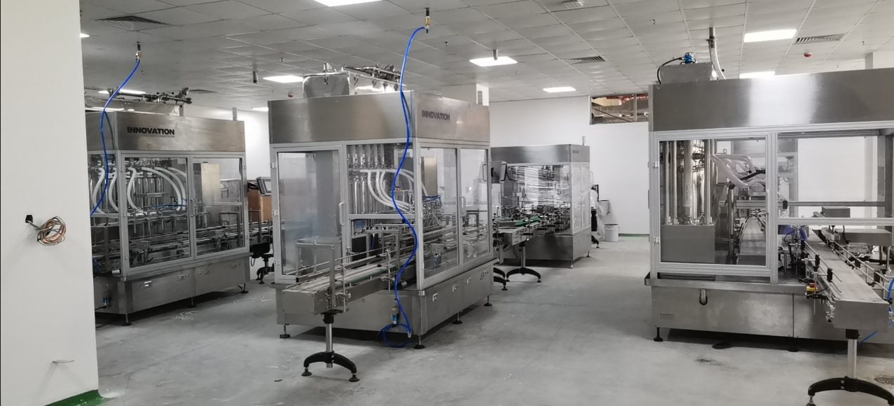 Detergent Filling Lines in New Wipro Factory